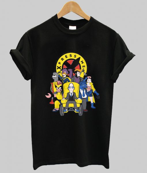 Express men Futurama X men mashup shirt Ad