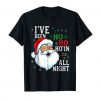 Funny Xmas Santa Claus Ho Shirt Ad