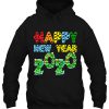 Happy New Year 2020 Colorful Christmas hoodie Ad