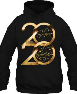 Happy New Year 2020 Gold Version hoodie Ad