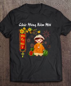 Happy New Year Vietnam Version t shirt Ad