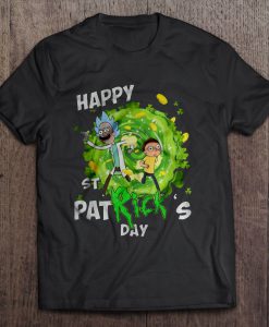 Happy St Patrick’s Day Rick And Morty t shirt Ad