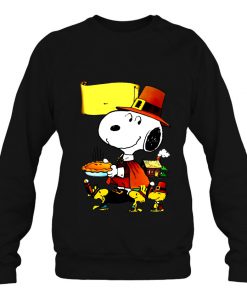 Happy Turkey Day Snoopy sweatshirt ad