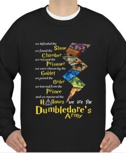 Harry Potter Hallows we are the Dumbledore’s Army sweatshirt Ad