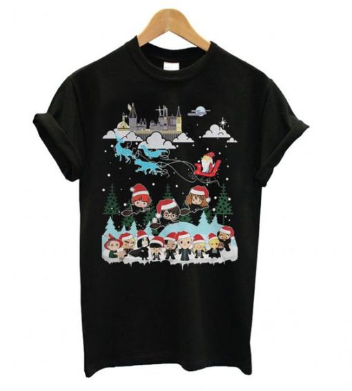 Harry Potter and Santa Claus Christmas t-shirt Ad