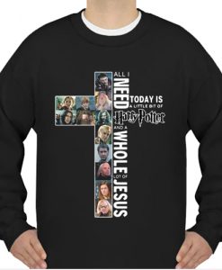 Harry Potter and a whole lot of Jesus sweatshirt Ad