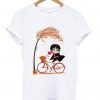 Harry Potter chibi riding bicycle autumn leaf tree shirt Ad
