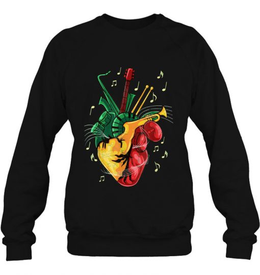 Heart Reggae Music sweatshirt Ad