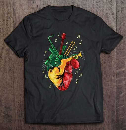 Heart Reggae Music t shirt Ad