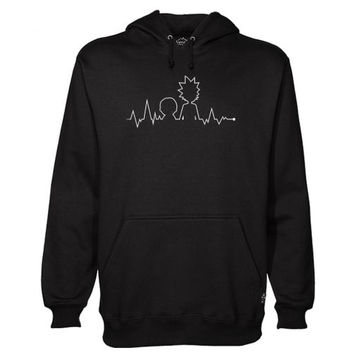 Heartbeat Rick and Morty Hoodie Ad