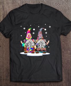 Hippie Gnomes Christmas T-SHIRT NT