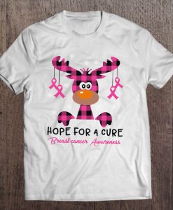 Hope For A Cure reindeer t shirt Ad