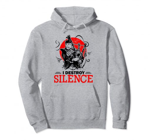 I Destroy Silence Parody hoodie Ad