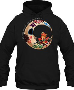 I Love You To The Moon & Back Frog hoodie Ad