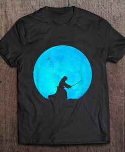 Kendo Blue Moon Japanese t shirt Ad