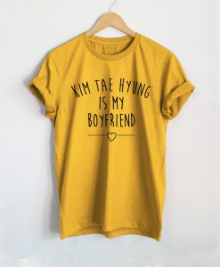 Kim Tae Hyung Is My Boyfriend T-Shirt Ad