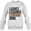 Lashes Leggings Leopard Done sweatshirt Ad