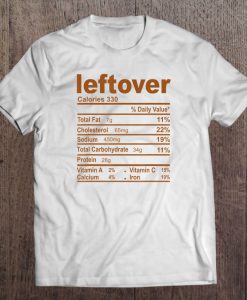 Leftover Nutrition t shirt Ad