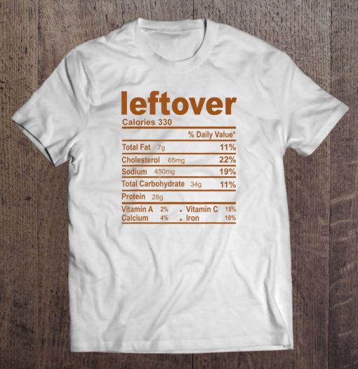 Leftover Nutrition t shirt Ad