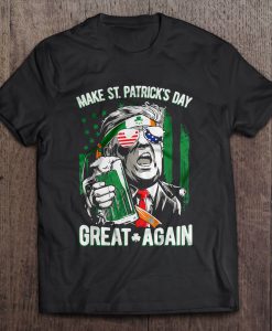 Make St Patrick’s Day donal trump t shirt Ad
