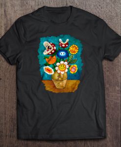 Mario Van Gogh’s Flowers t shirt Ad
