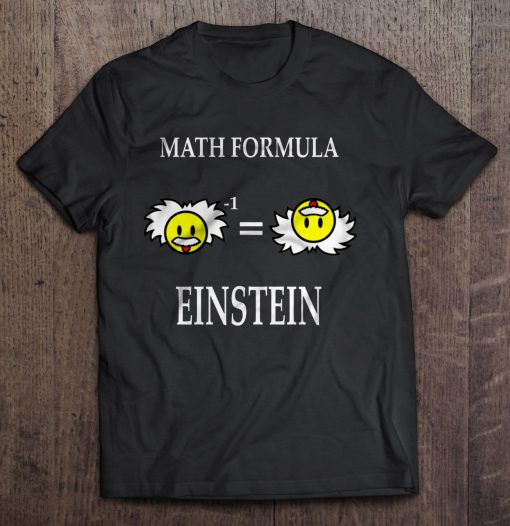 Math Formula Einstein t shirt Ad
