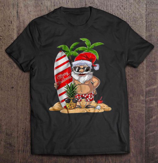 Merry Christmas Santa Claus Summer t shirt Ad