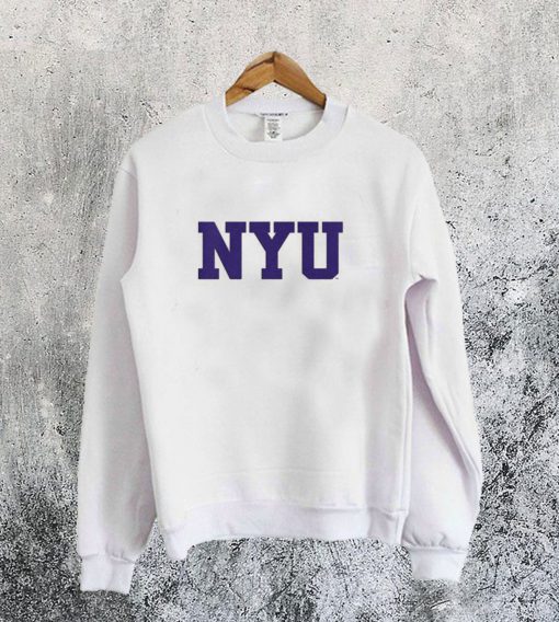 NYU Sweatshirt Ad