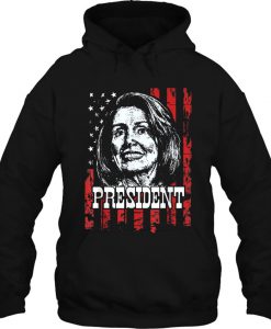 Nancy Pelosi President American Flag hoodie Ad