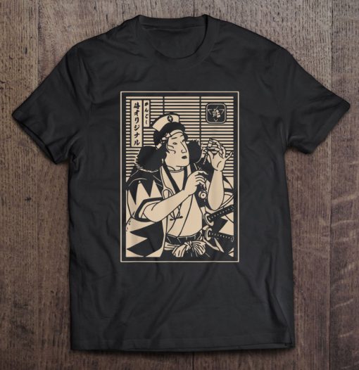 Nurse Samurai Japanese t shirt Ad