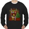 Peanuts Charlie Brown and Snoopy Merry Christmas sweatshirt Ad