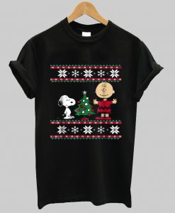 Peanuts Snoopy And Charlie Brown Christmas tshirt Ad