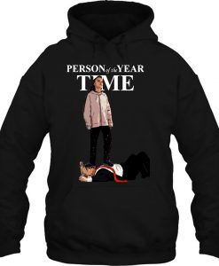 Person Of The Year Time Greta Thunberg Step On Trump hoodie Ad
