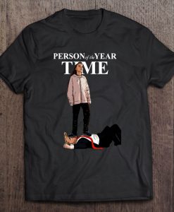 Person Of The Year Time Greta Thunberg Step On Trump t shirt Ad