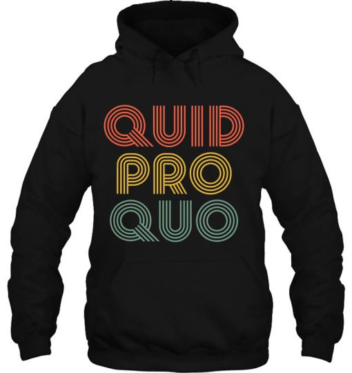 Quid Pro Quo Vintage hoodie Ad