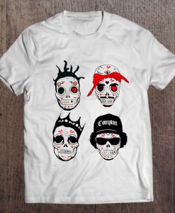 RIP MCs Gangsta Rapper Sugar Skull t shirt Ad