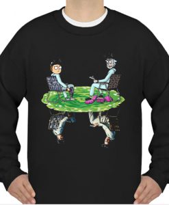Rick And Morty Breaking Bad Walter And Jesse sweatshirt Ad
