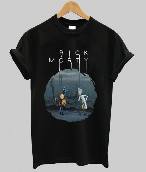Rick And Morty Mashup Death Stranding Shirt Ad