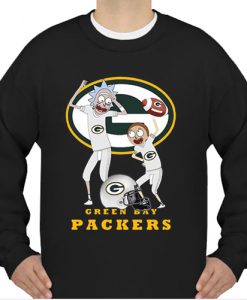 Rick and Morty Green Bay Packers sweatshirt Ad