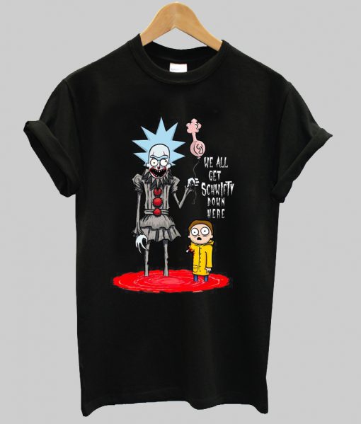 Rick and Morty Pennywise t shirt Ad