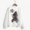 Samurai Illustration Folk Sweatshirt Ad
