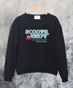 Scoops Ahoy Stranger Things Season 3 Sweatshirt Ad