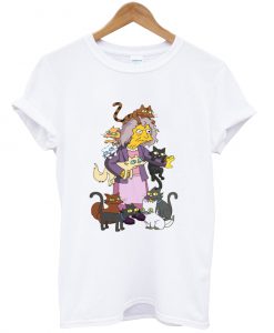 Simpsons Crazy Cat Lady shirt Ad