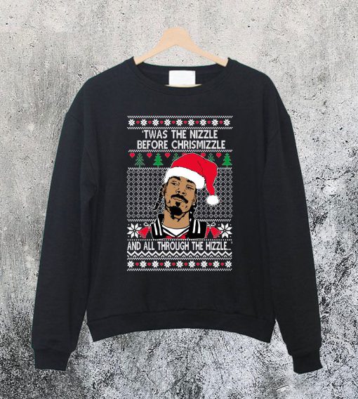 Snoop Dogg Shizzle Dizzle Chrismizzle Sweatshirt Ad