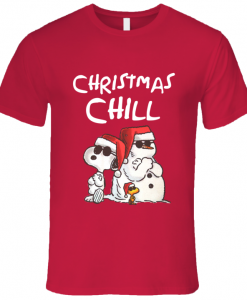 Snoopy Chillin Christmas t shirt Ad