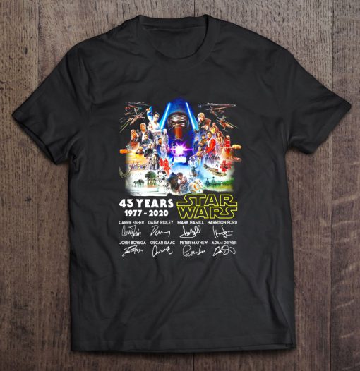 Star Wars 43 Years t shirt Ad