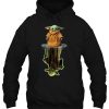 Star Wars The Mandalorian The Child And The Old Yoda hoodie Ad