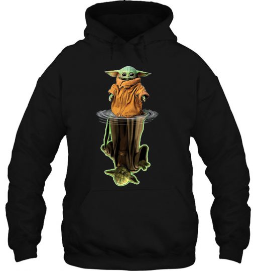 Star Wars The Mandalorian The Child And The Old Yoda hoodie Ad