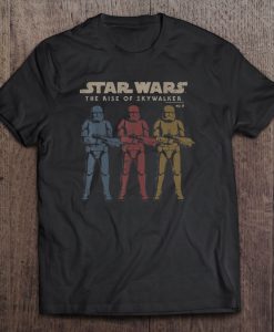 Star Wars The Rise Of Skywalker Tri-Color Troopers t shirt Ad