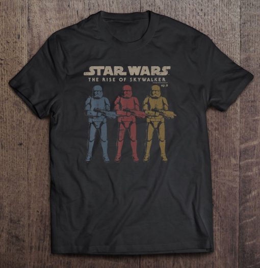 Star Wars The Rise Of Skywalker Tri-Color Troopers t shirt Ad